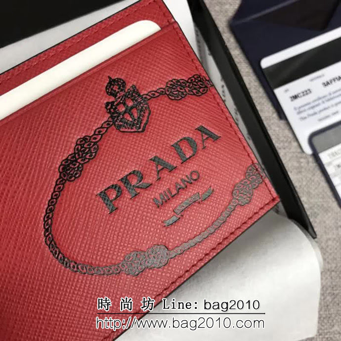PRADA普拉達 專櫃最新款 最新摩登態度系列 男士卡片夾 2MC223 DD1817